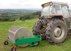 Towing Manure Spreader